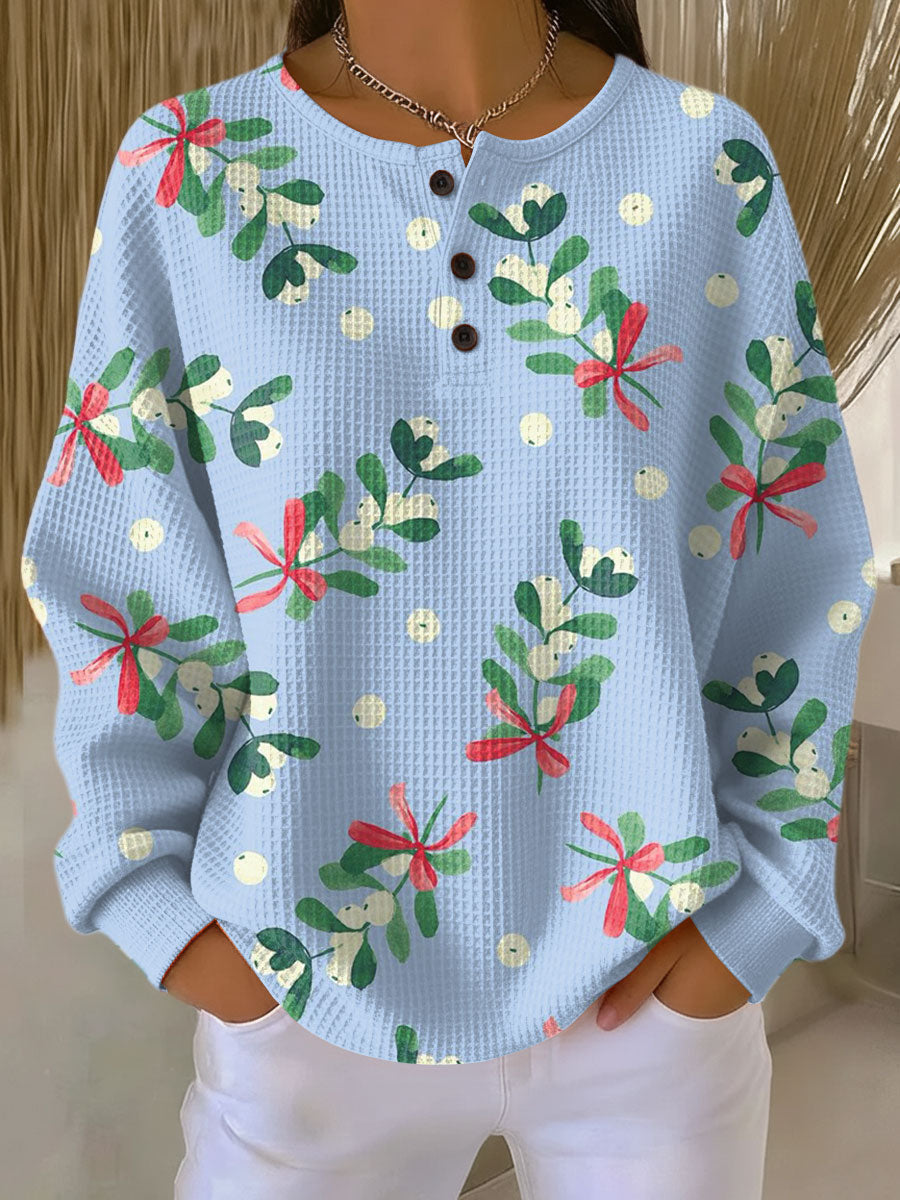 Honorata | Zimowy Sweter z Guzikami
