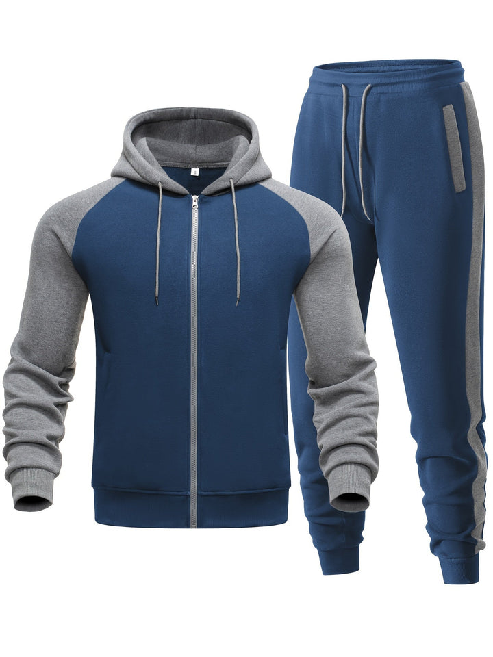 Męski dres – wygodna bluza z kapturem i spodnie dresowe