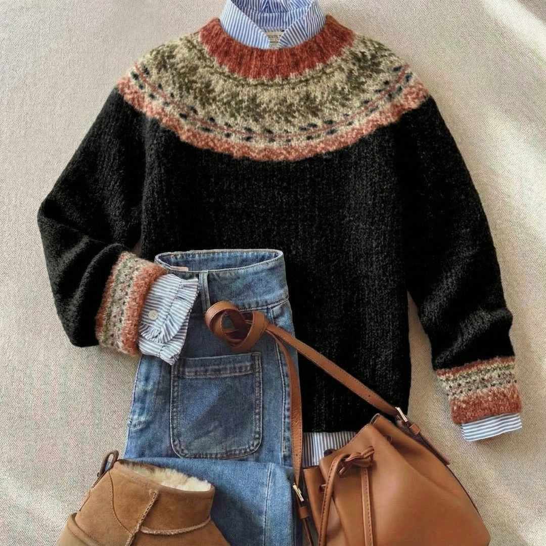 Elwira | Przytulny nordycki sweter