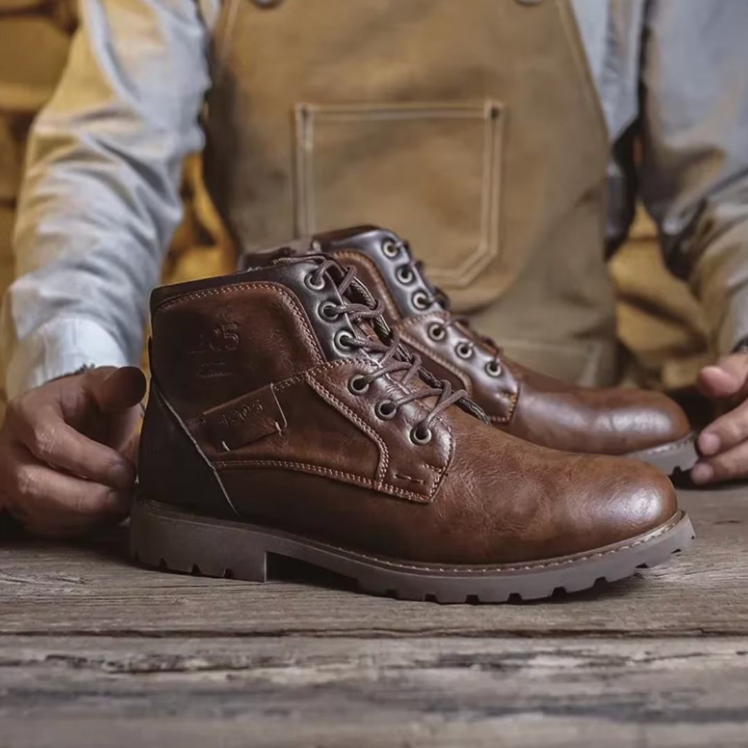 Męskie Buty Sznurowane | Klasyczny Styl Vintage, Nowoczesny Codzienny Look
