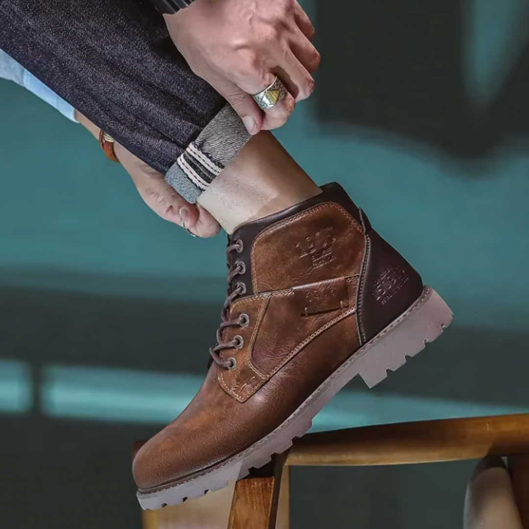 Męskie Buty Sznurowane | Klasyczny Styl Vintage, Nowoczesny Codzienny Look