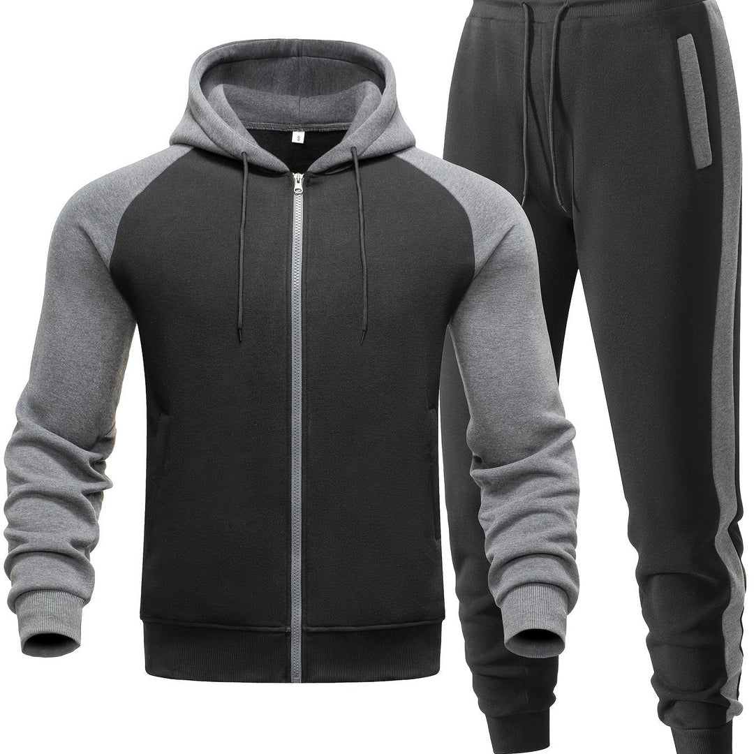 Męski dres – wygodna bluza z kapturem i spodnie dresowe
