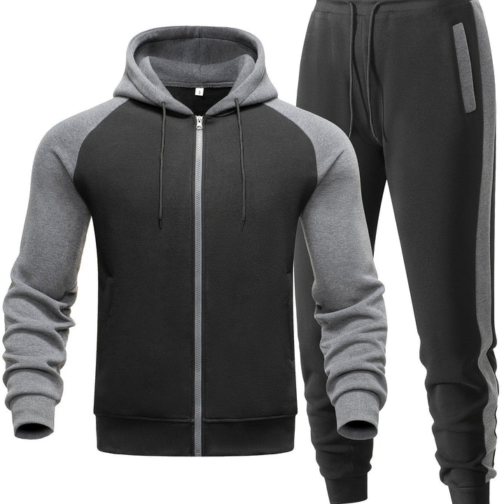 Męski dres – wygodna bluza z kapturem i spodnie dresowe