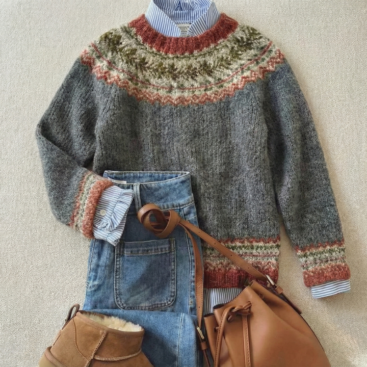 Elwira | Przytulny nordycki sweter