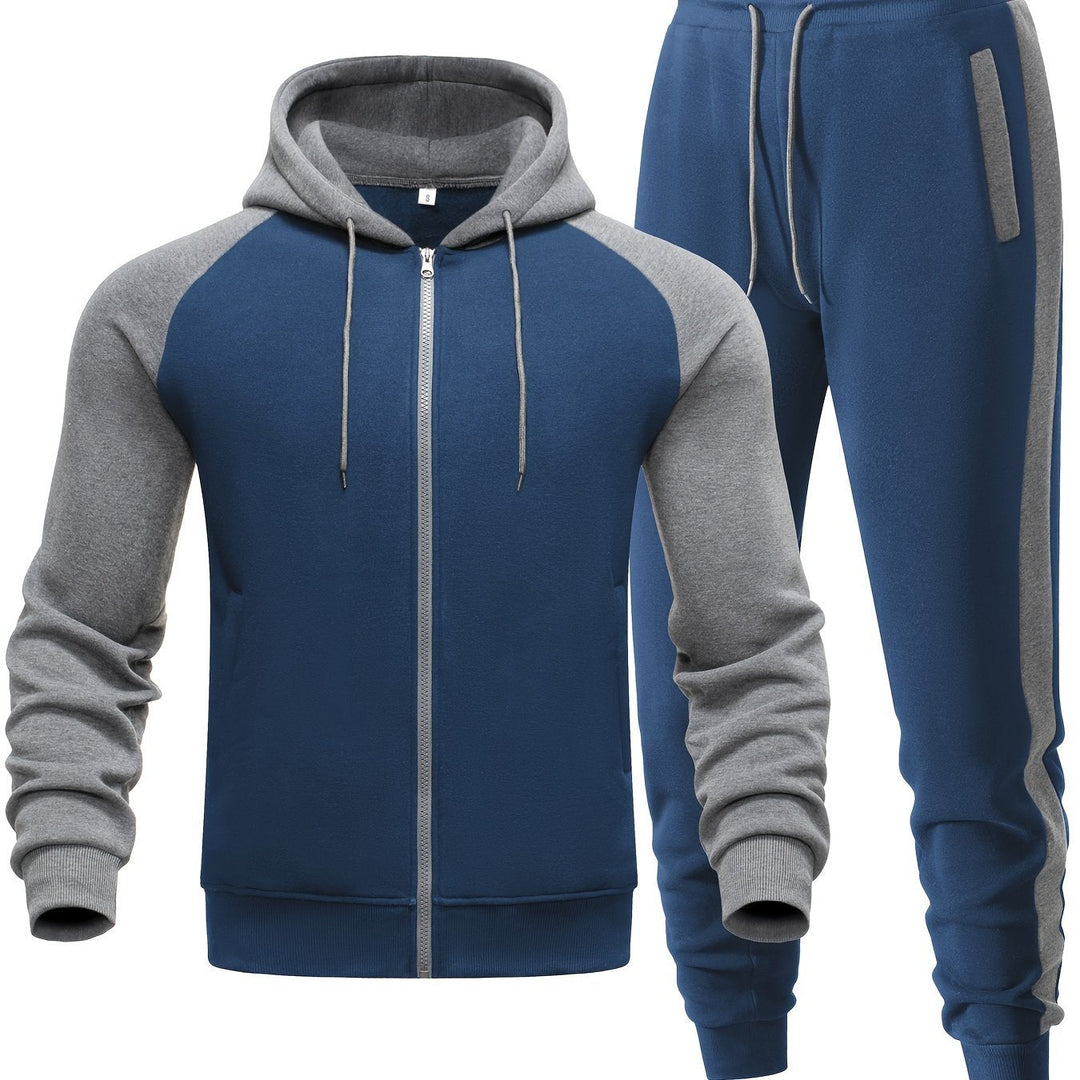 Męski dres – wygodna bluza z kapturem i spodnie dresowe