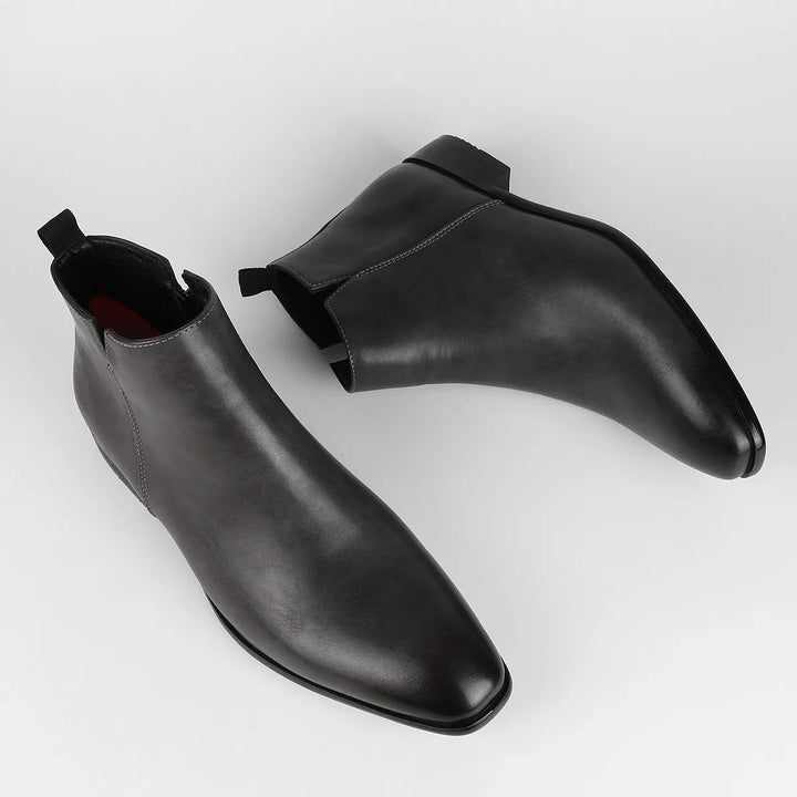 Męskie obuwie buty | Buty o długości do kostki z bocznym zamkiem projekt