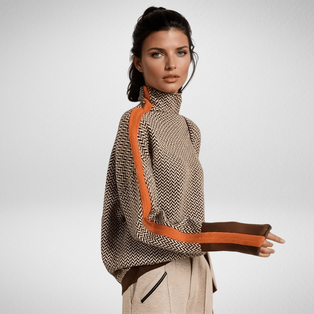 Kazimiera | Elegancki Sweter z Golfem