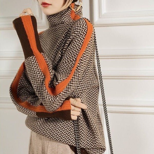 Kazimiera | Elegancki Sweter z Golfem