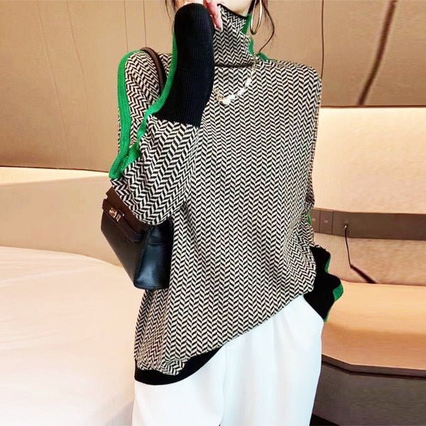 Kazimiera | Elegancki Sweter z Golfem