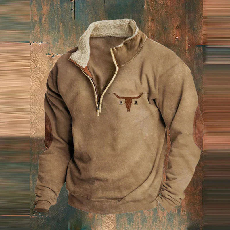 Mateusz™ - Nowoczesny Fleece Zip-Up Sweter