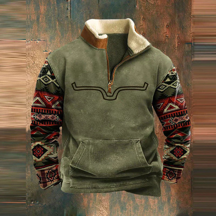 Mateusz™ - Nowoczesny Fleece Zip-Up Sweter