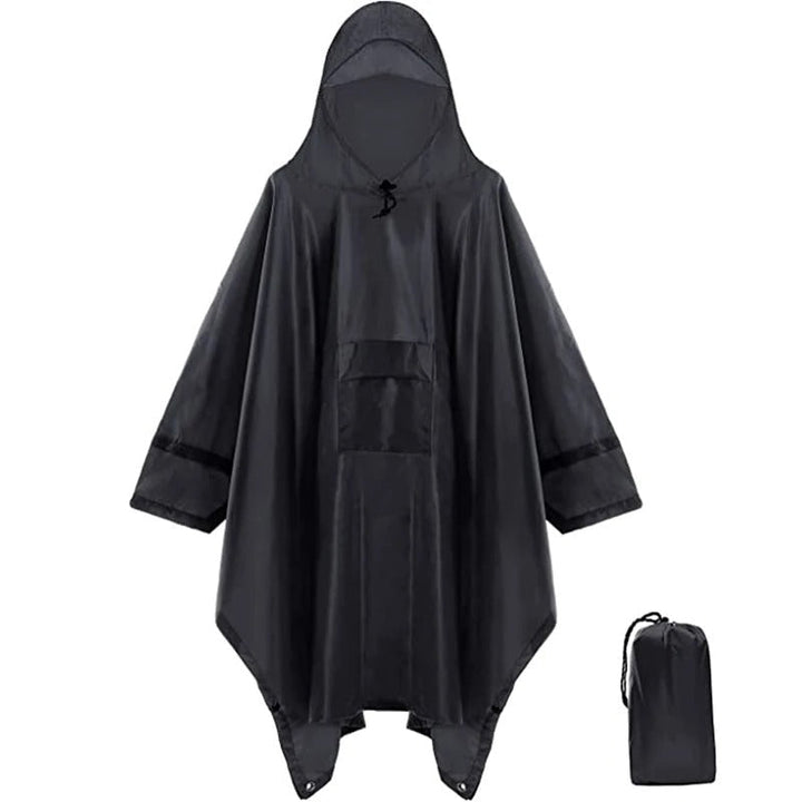 Unisexowy wodoodporny peleryna przeciwdeszczowa | Z kapturem