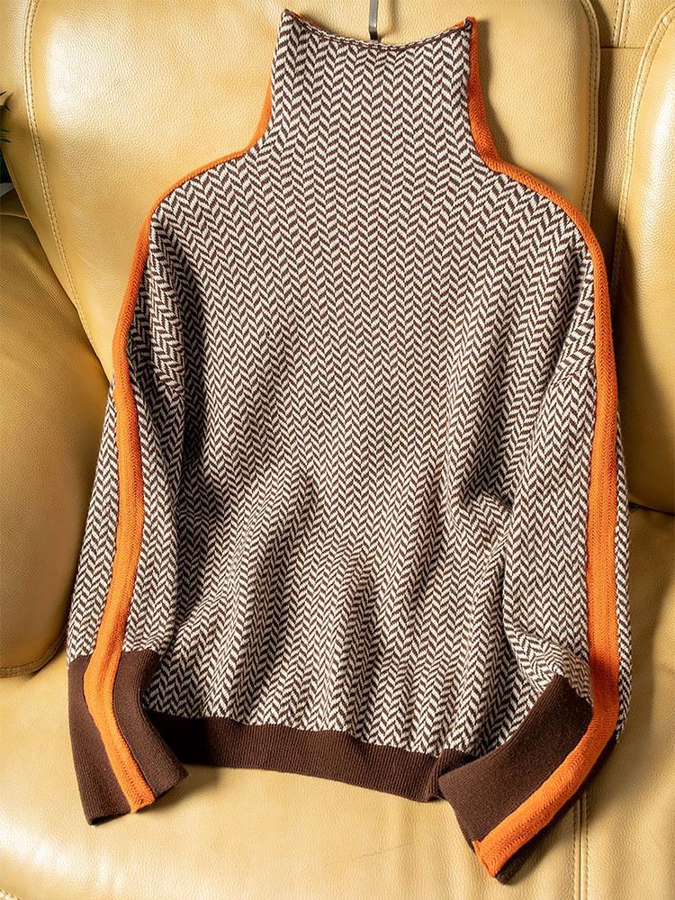 Kazimiera | Elegancki Sweter z Golfem