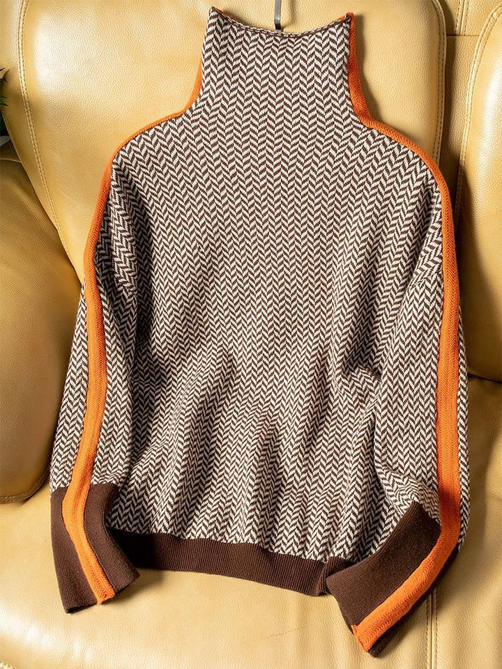 Kazimiera | Elegancki Sweter z Golfem