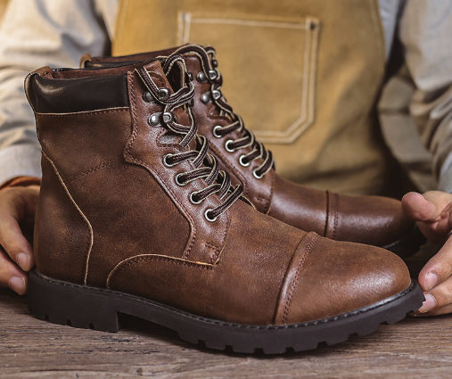 Męskie Klasyczne Buty Sznurowane | Styl do Kostki